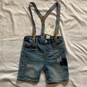 H&M Baby Boy Shorts and Suspenders